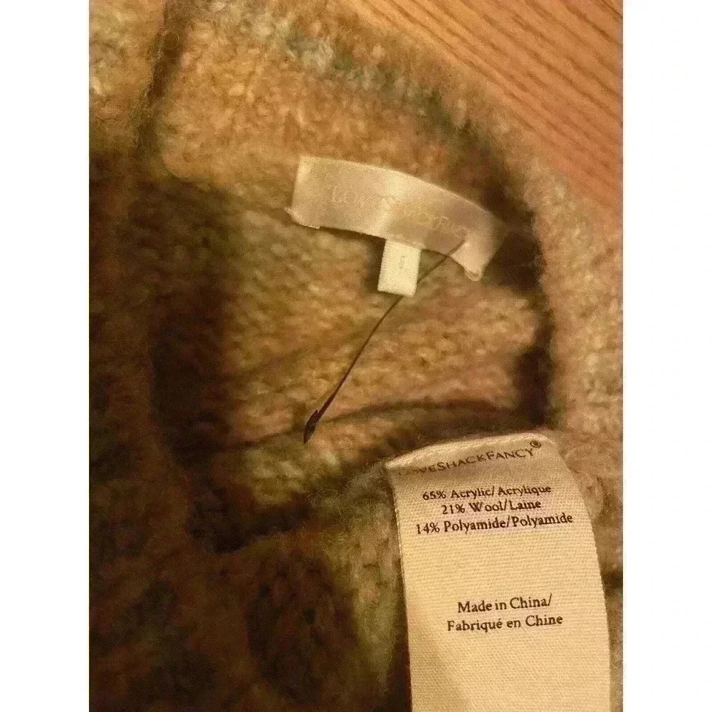 Loveshackfancy Sweater S Wool Pullover Balloon Puff Sleeve Aquarius Crewneck NEW - Picture 4 of 9